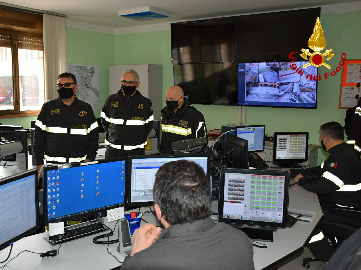 Copertina per Il nuovo capo dei vigili del fuoco del Fvg per la prima volta in visita a Gorizia